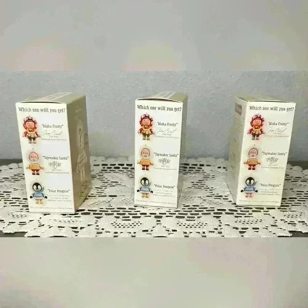 Hallmark Keepsake NEW 2011 set of 3 "Frosty" Mystery Christmas Ornaments - Picture 5 of 5